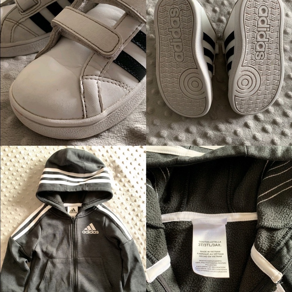 Adidas Jacket & Shoes - Toddler